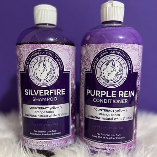 32oz Silverfire Shampoo and Purple Rein Conditioner Set